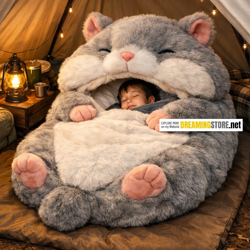 Hamster Shaped Sleeping Bag