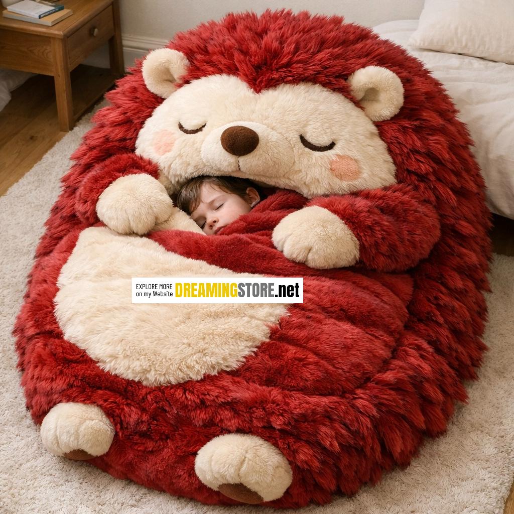 Fluffy Hedgehog Sleeping Bags
