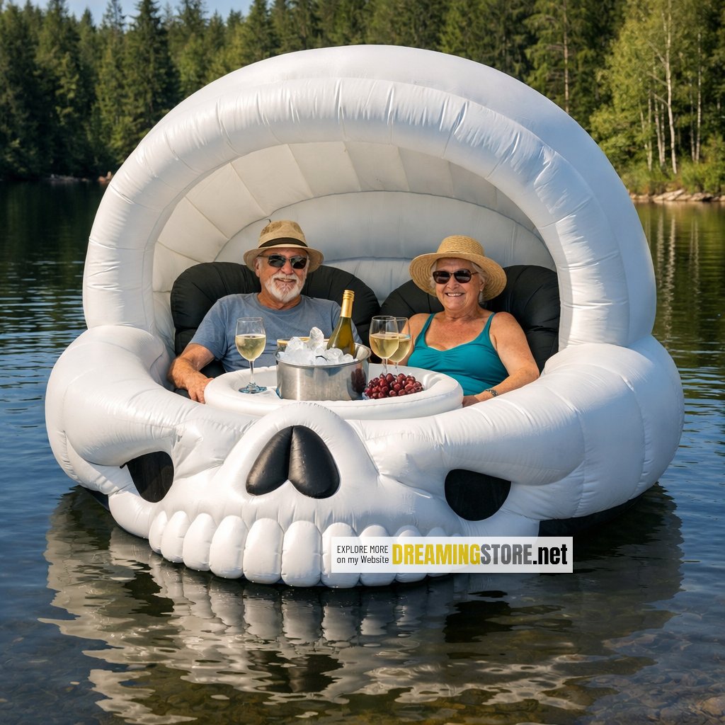 Inflatable Skull Floats