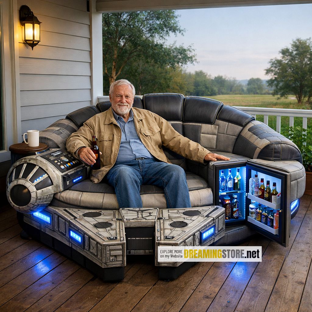 Millennium Falcon sofas