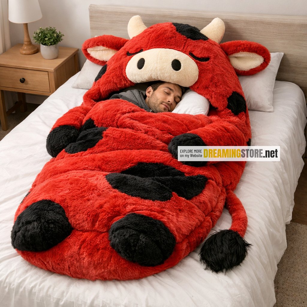 Fluffy Cow Sleeping Bags