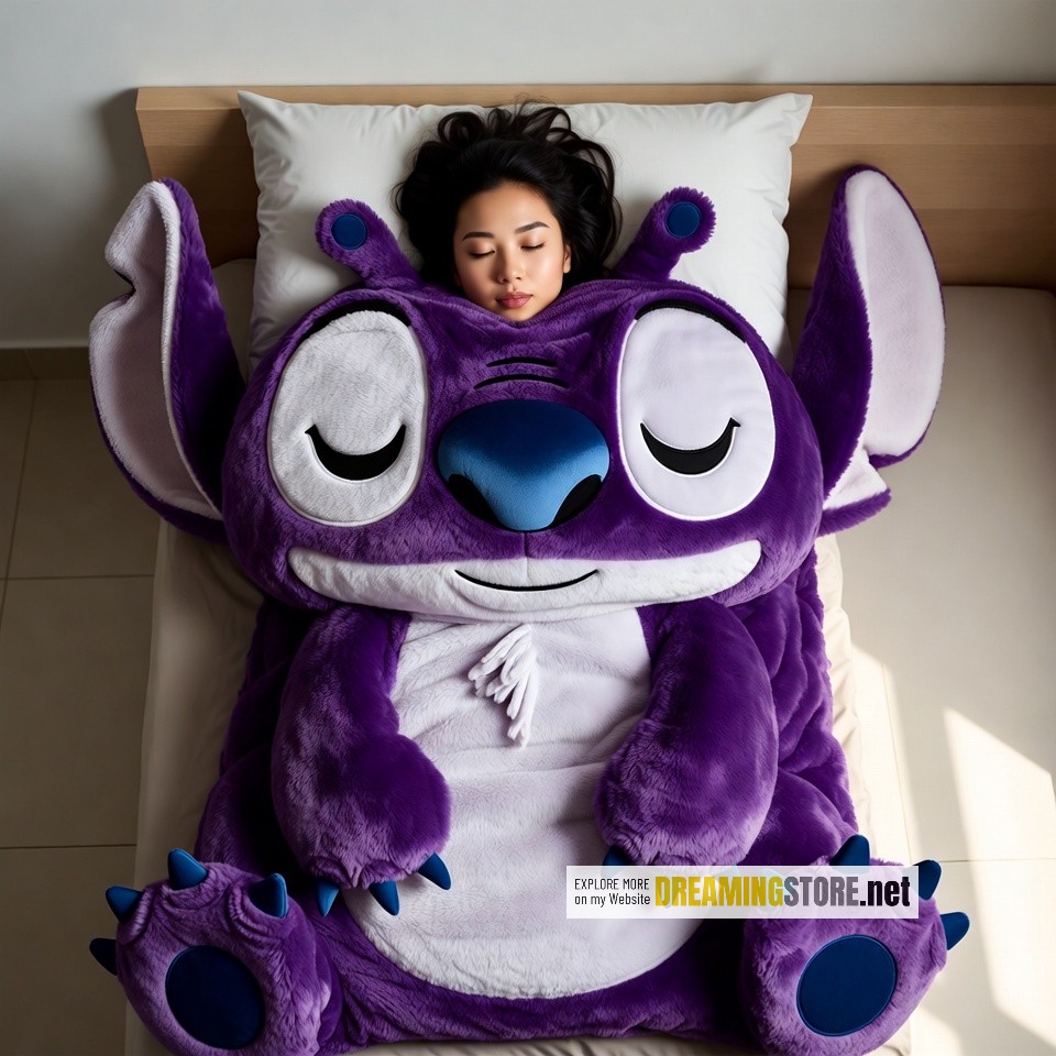 stitch-shaped sleeping bags