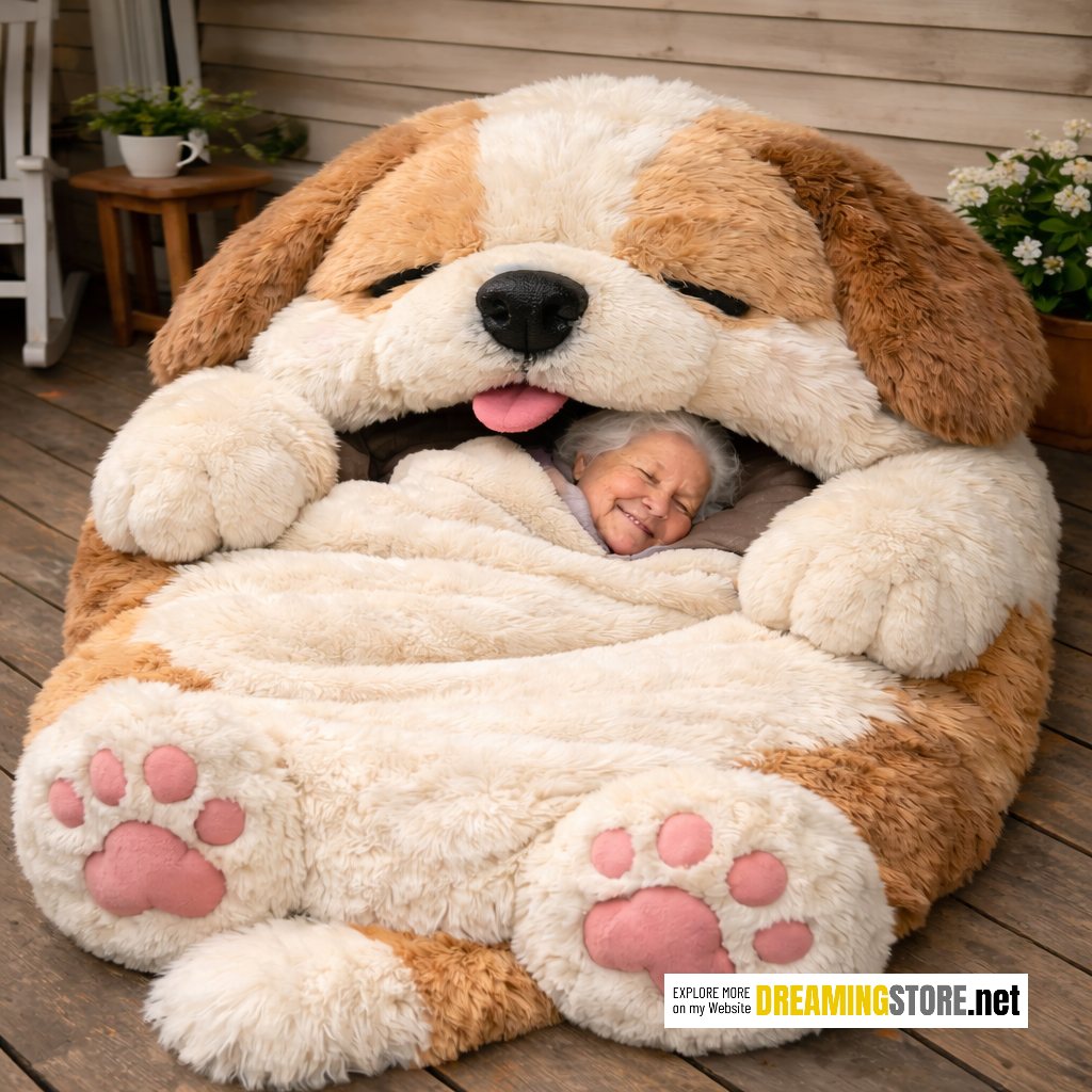 Dog-Shaped Sleeping Bag
