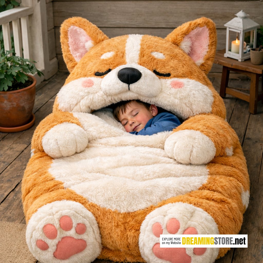 Fluffy Dog Sleeping Bags
