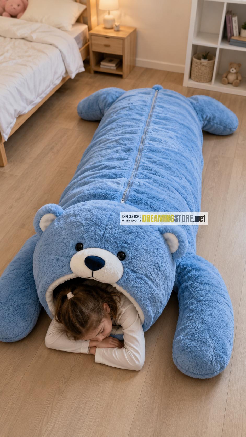 bear-shaped sleeping bags