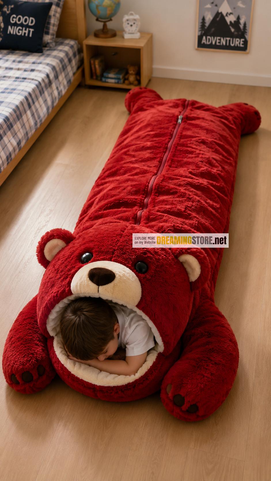 Teddy Bear Sleeping Bag