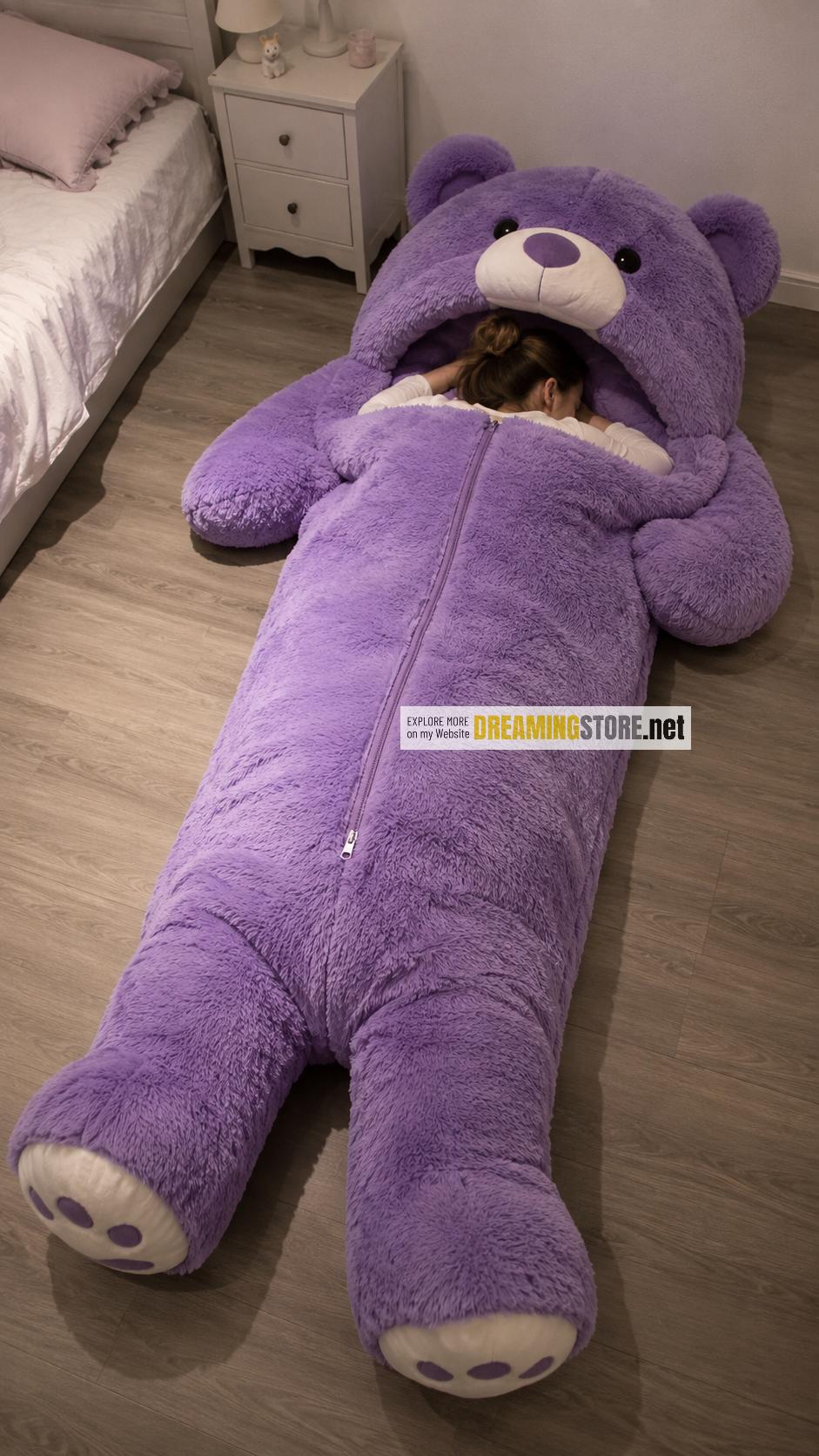 Teddy Bear Sleeping Bag