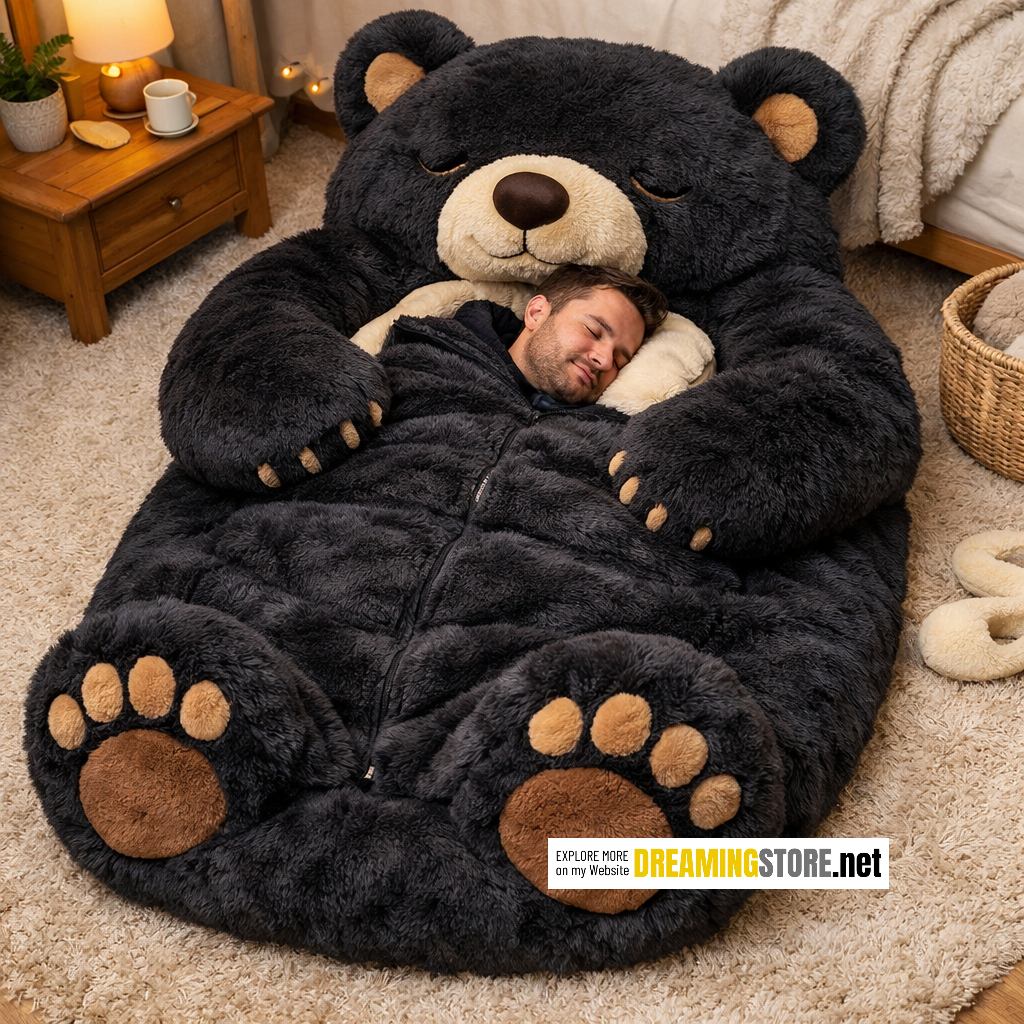 Bear-Shaped Sleeping Bags
