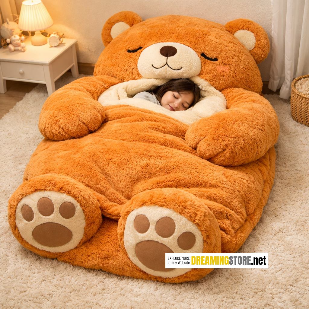 Bear-Shaped Sleeping Bags