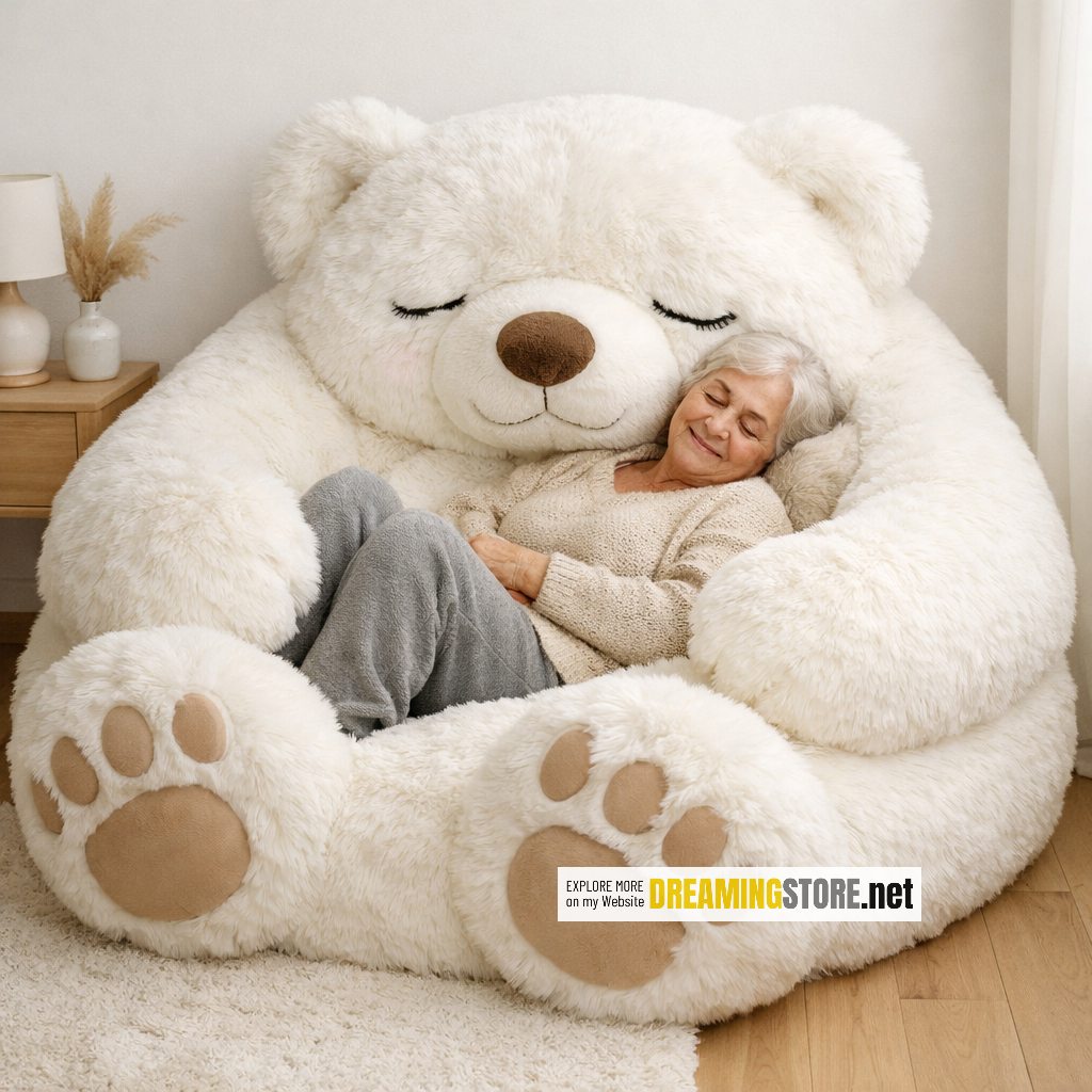 Fluffy Bear Bean Bags