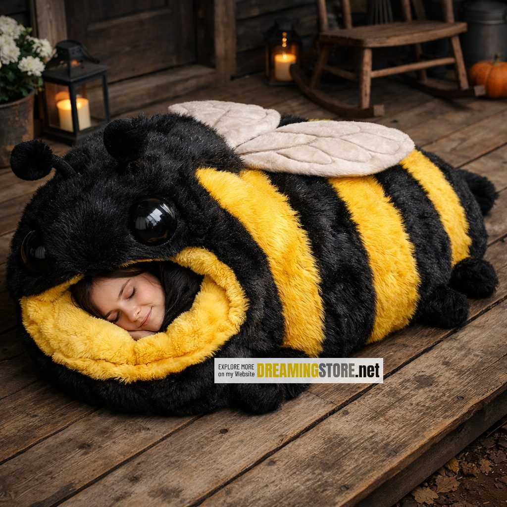 bee-shaped sleeping bags
