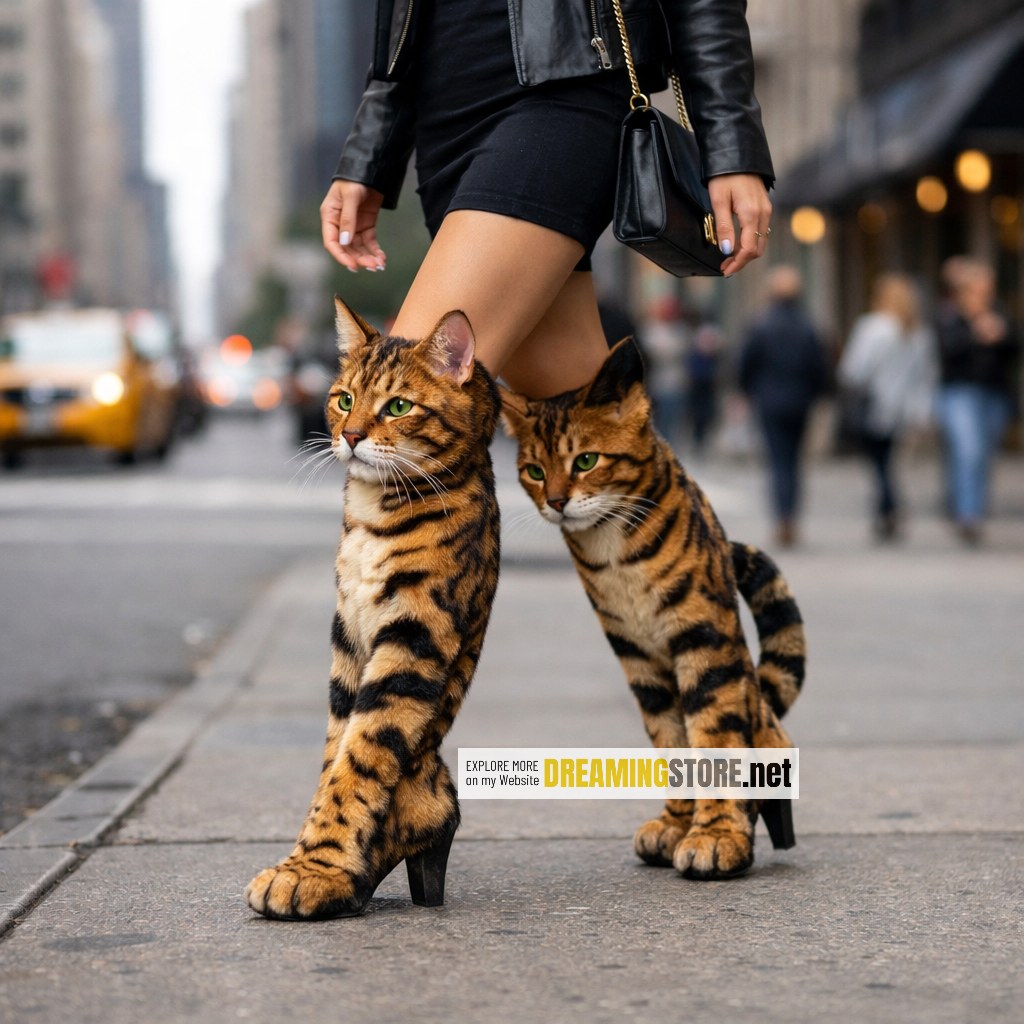 Cat-Shaped High Boots