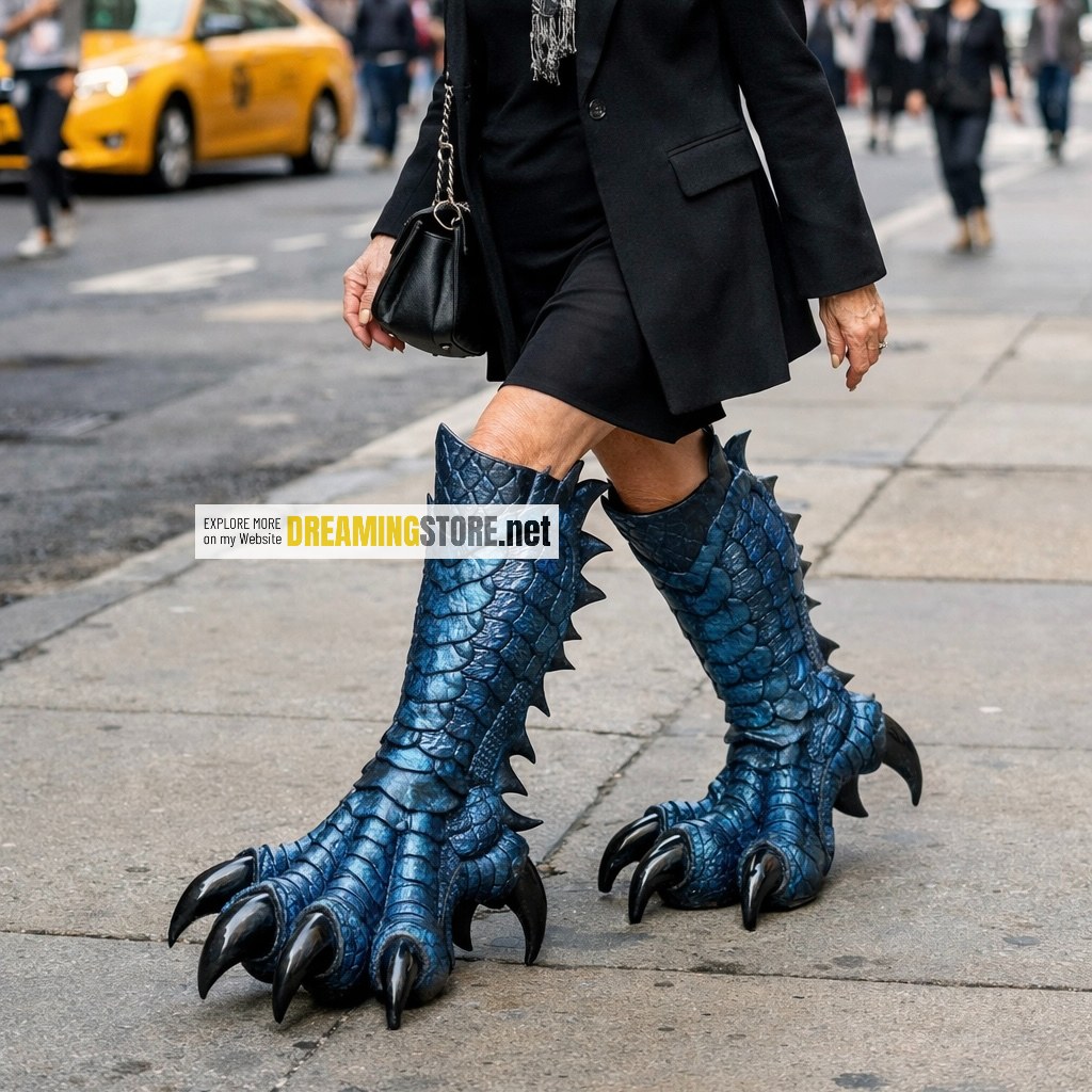 Dragon Claw High Boots