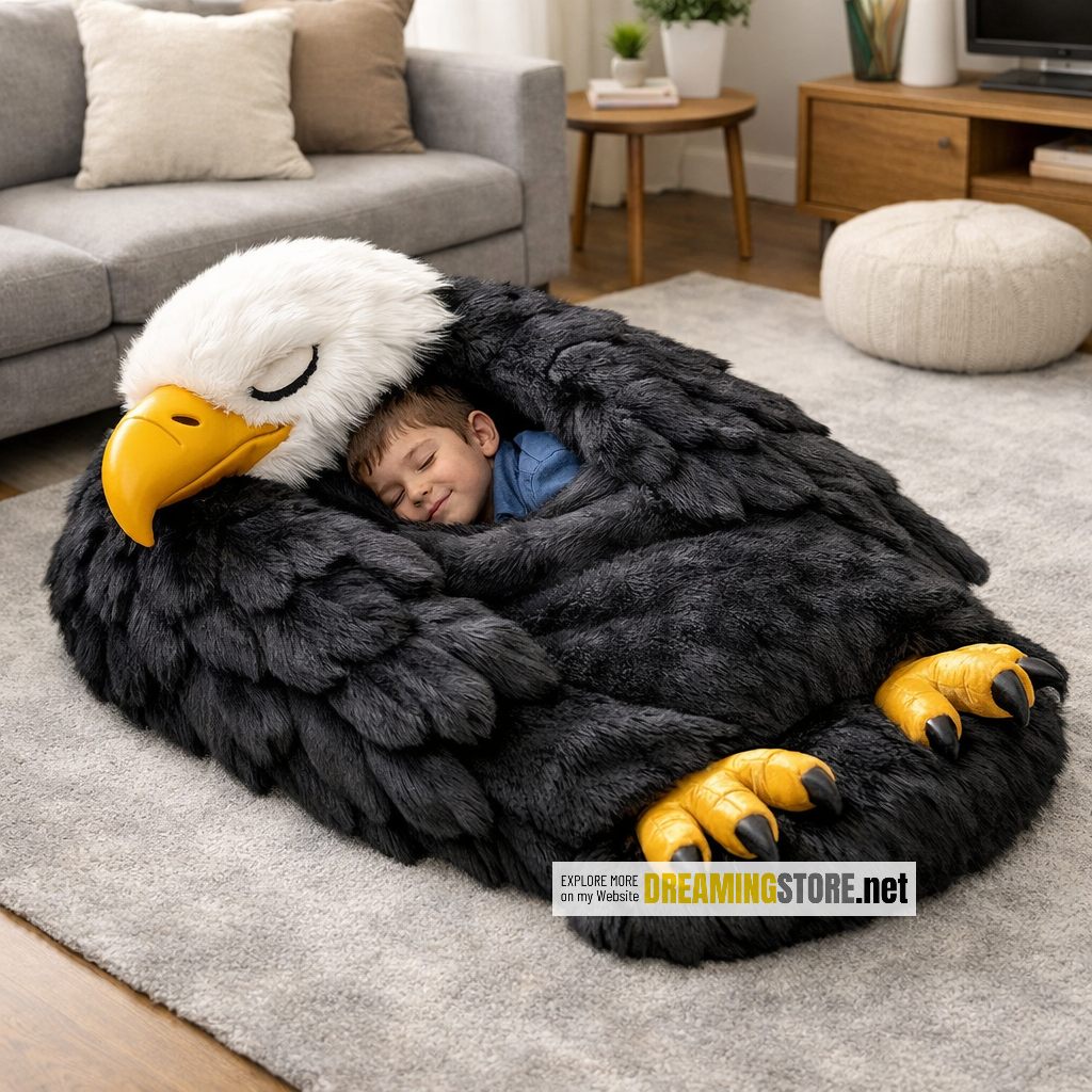 eagle-shaped sleeping bag