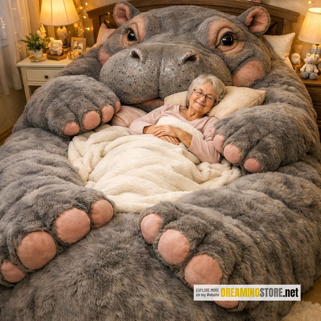 hippo-shaped beds