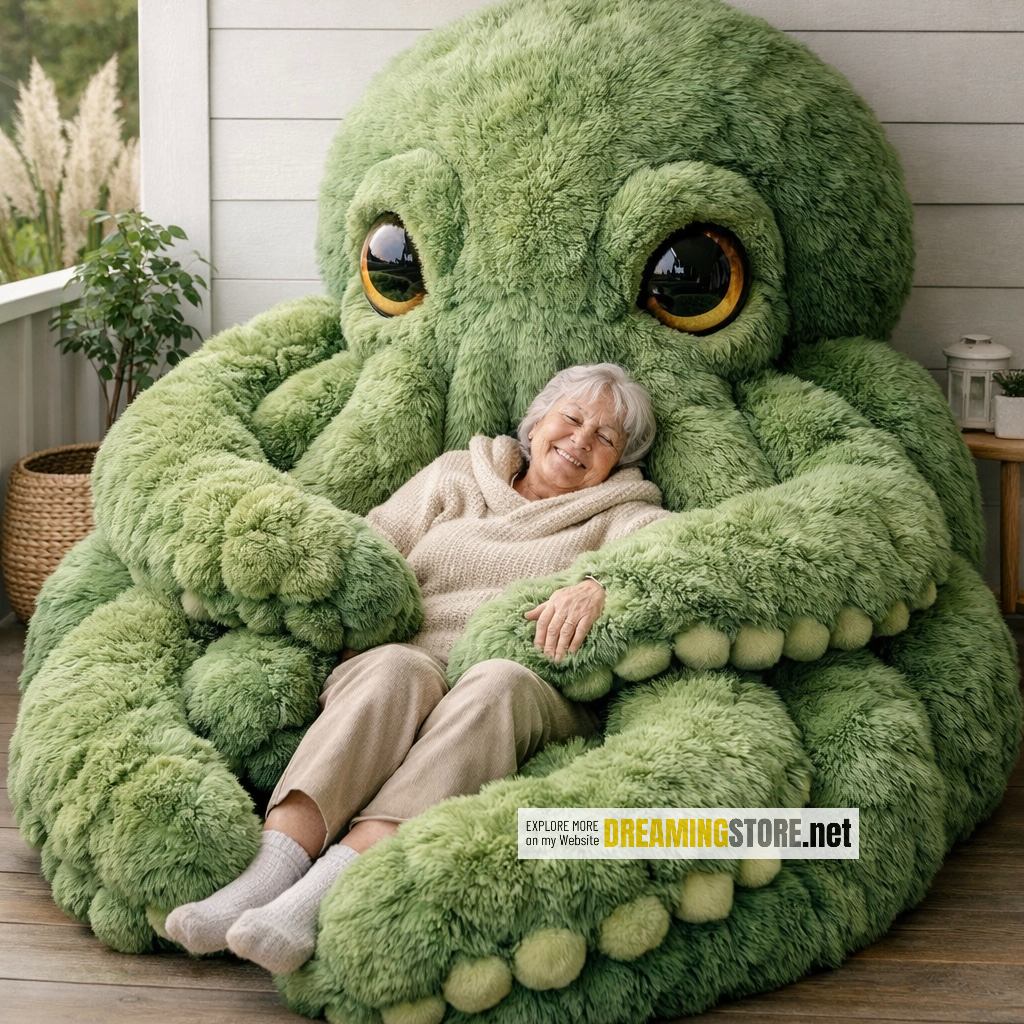 octopus-shaped bean bags