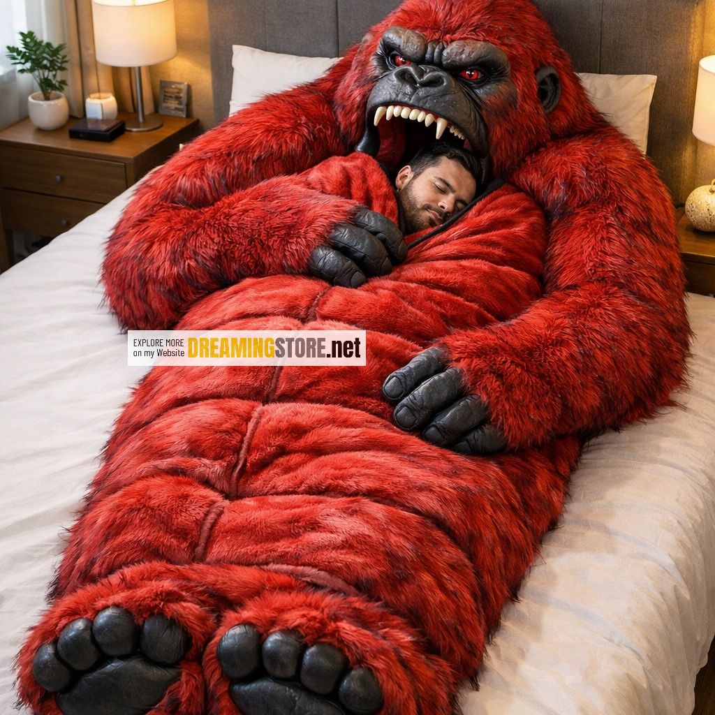 gorilla-shaped sleeping bags