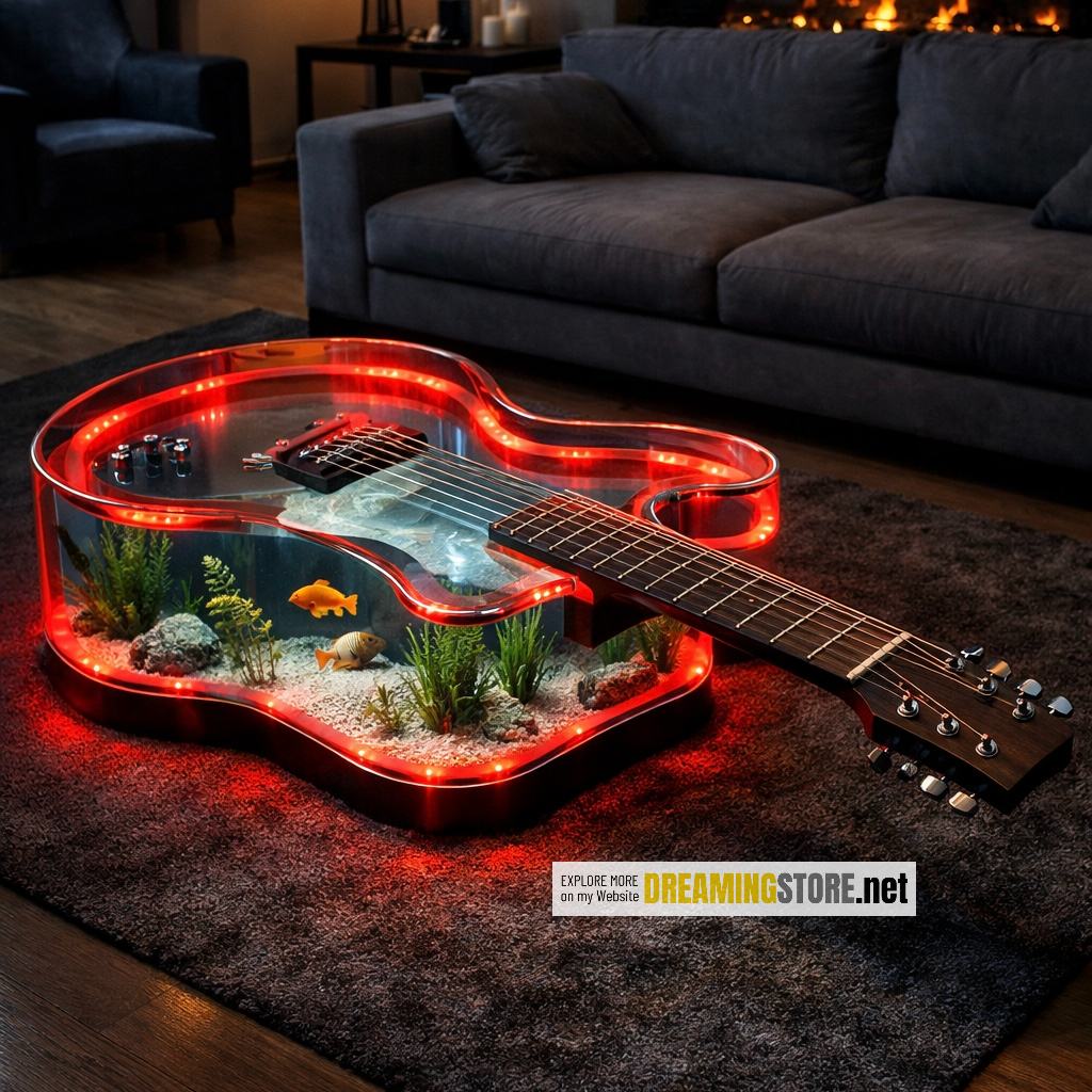 Guitar Aquarium Tables