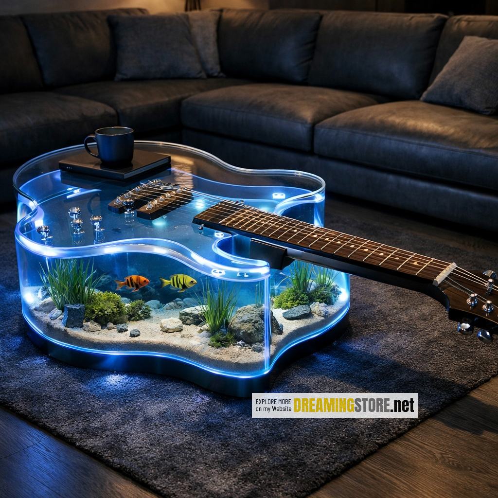 Guitar Aquarium Tables