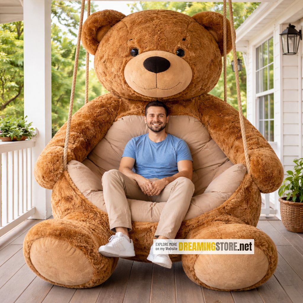 Hanging Bear Shaped Lounger