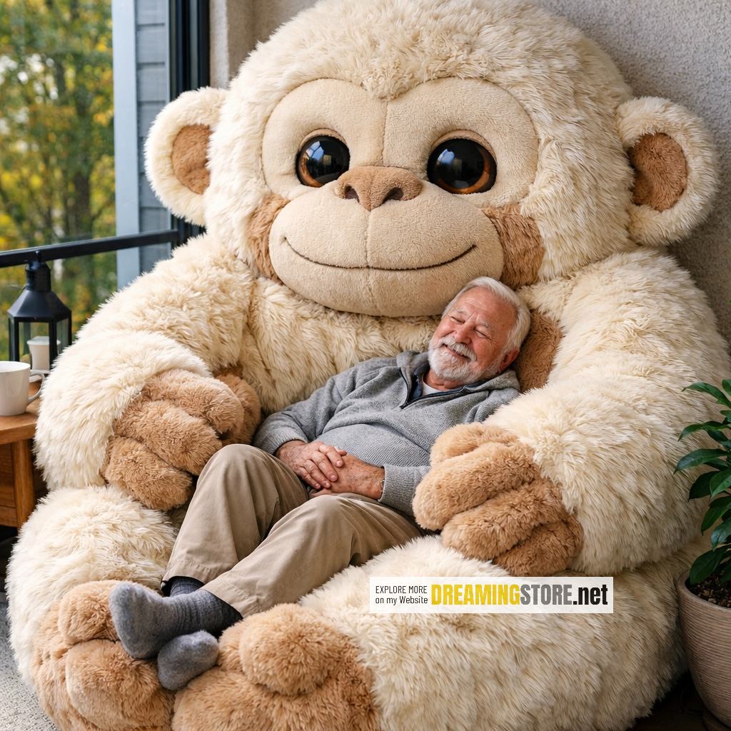 Monkey Shaped Bean Bag