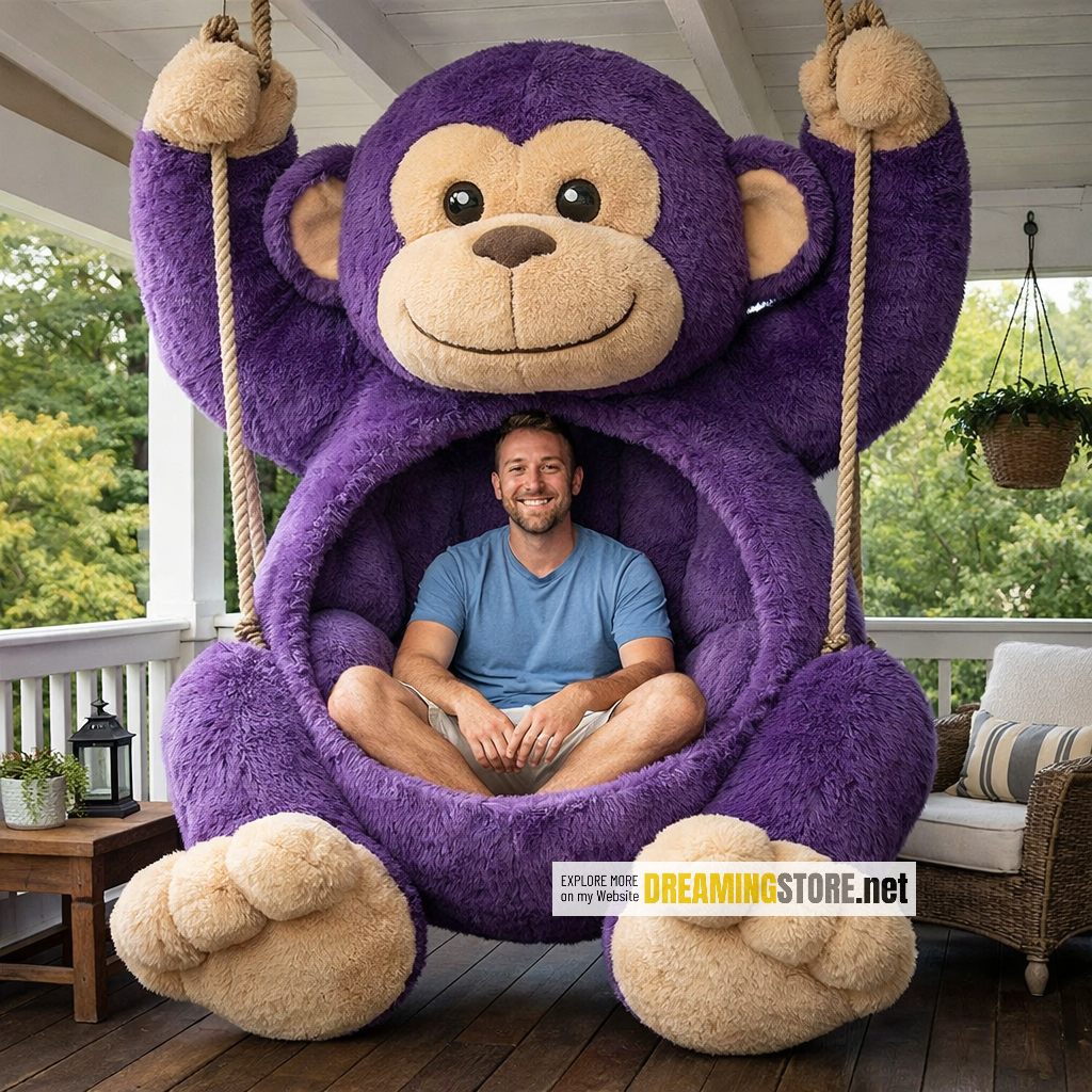 monkey-shaped swing chair