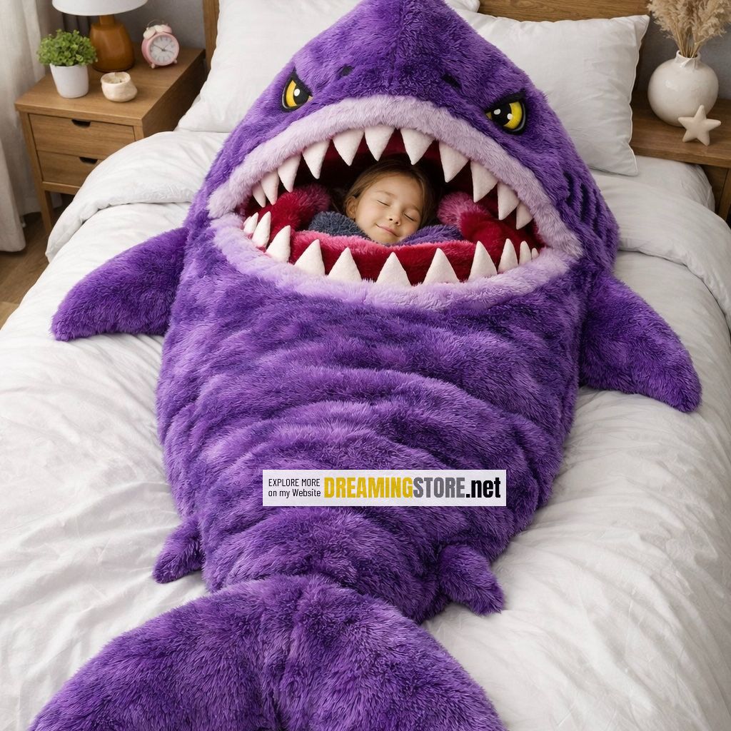 Shark-Shaped Sleeping Bags