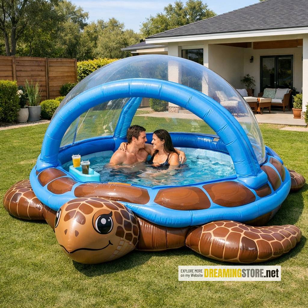 Turtle Inflatable Dome Pools