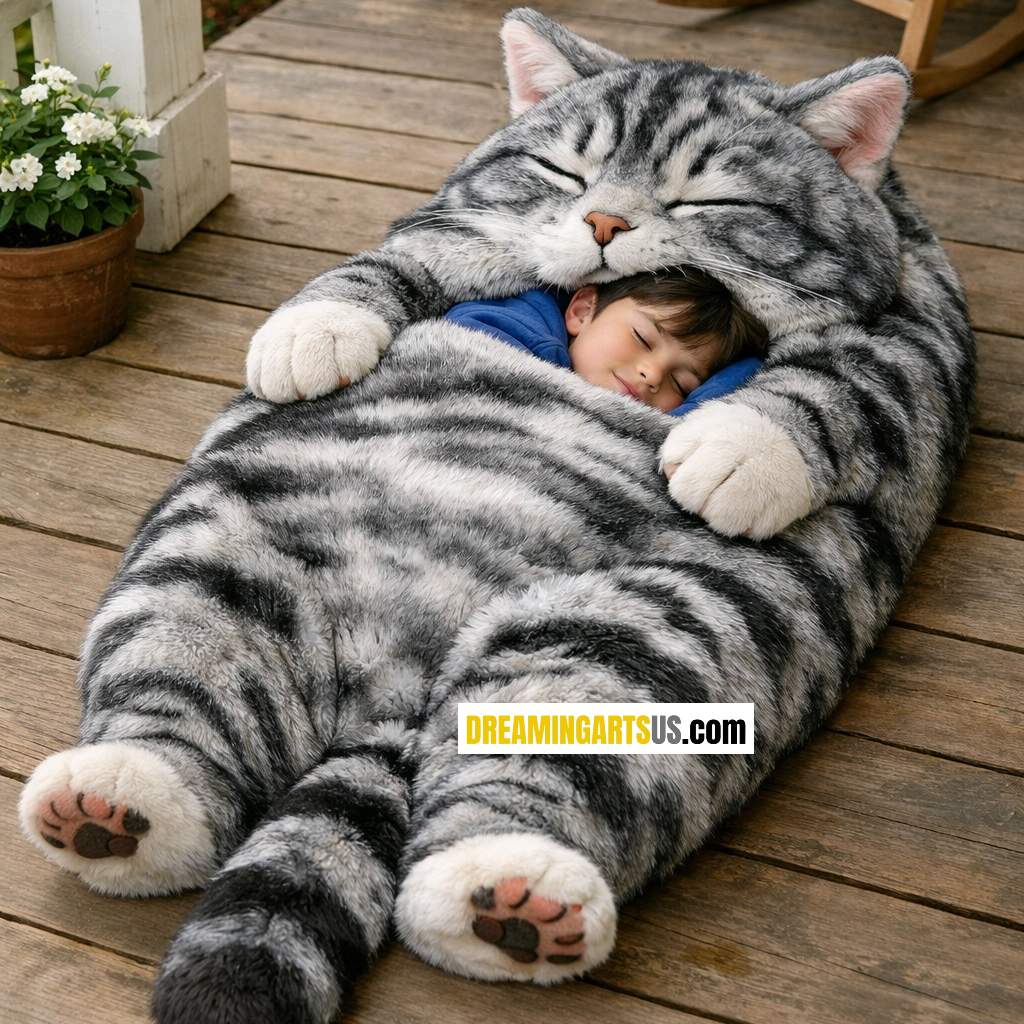 American Shorthair sleeping bag