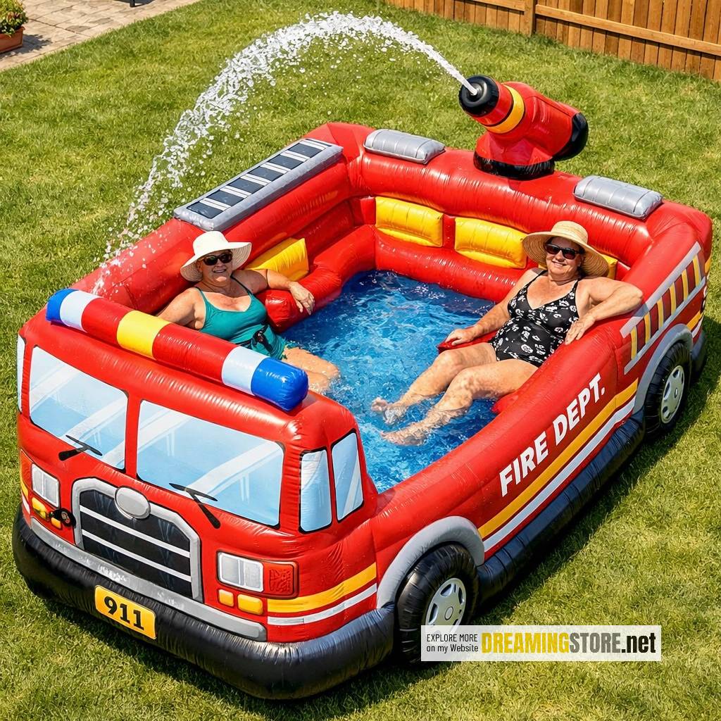 Fire Engine Paddling Pools