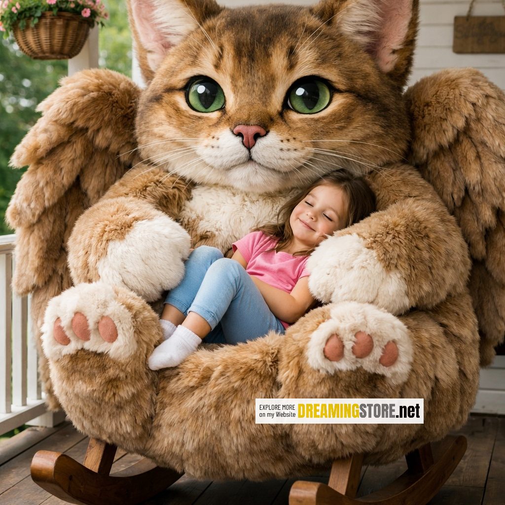 cat-shaped rocking chair