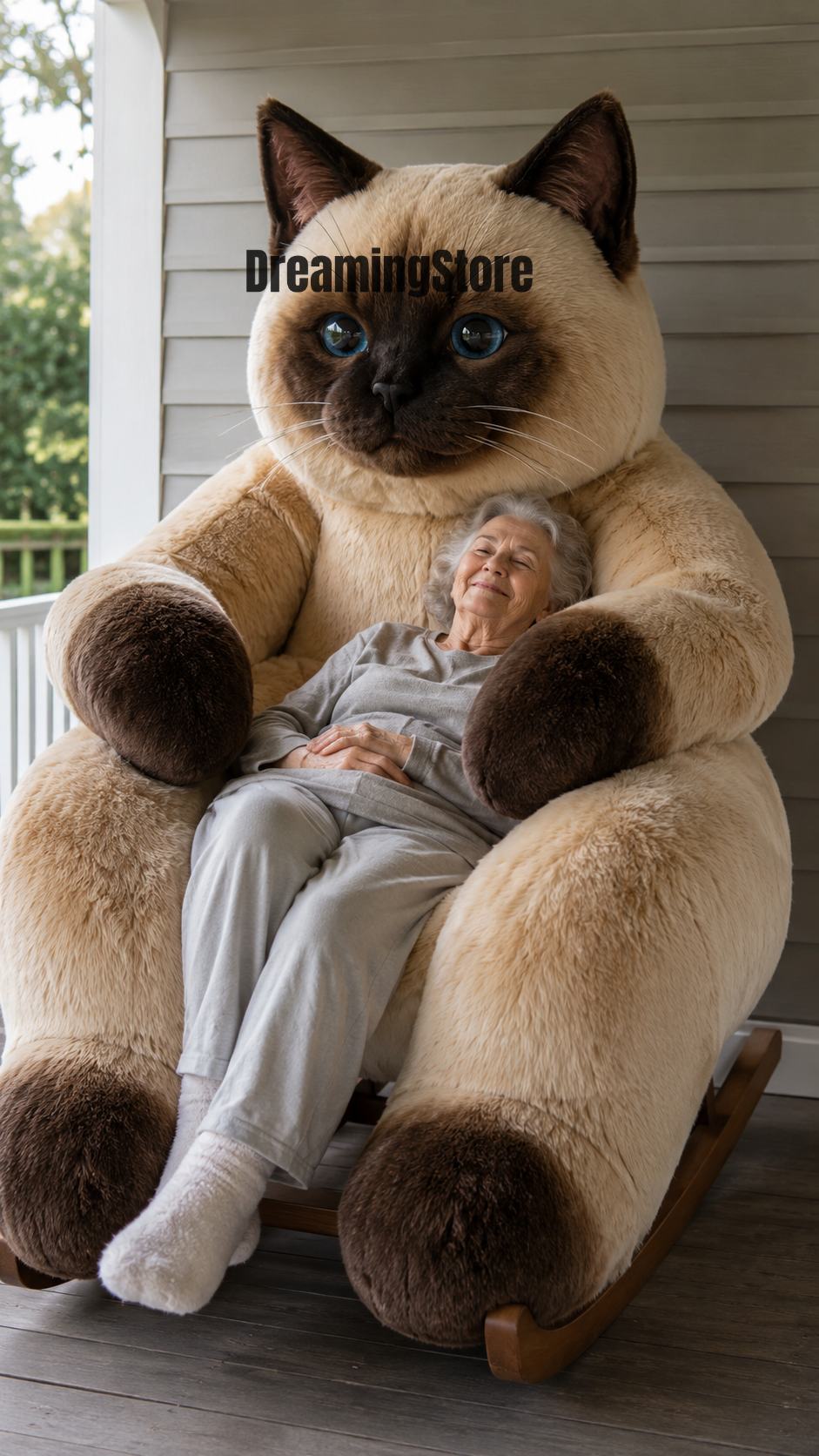 Cat-Shaped Rocking Chair