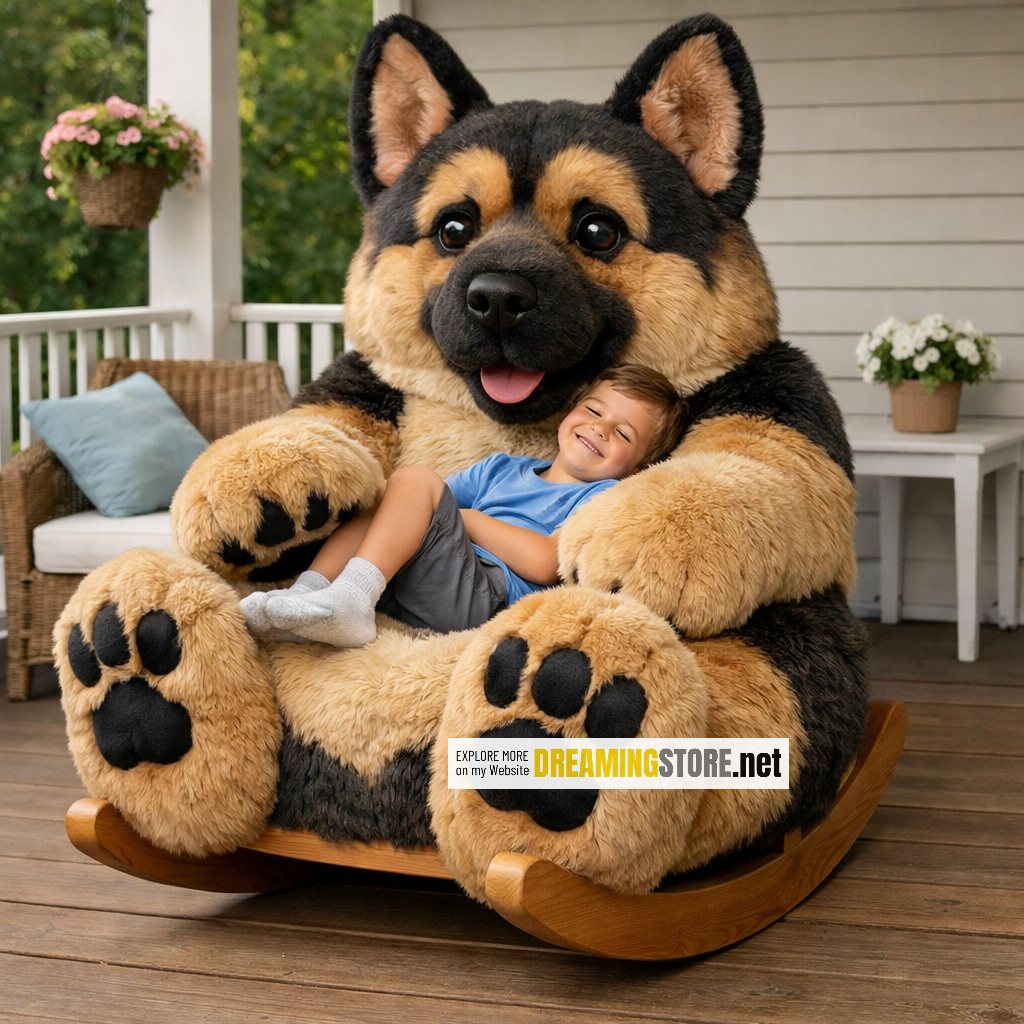 dog-shaped rocking chairs