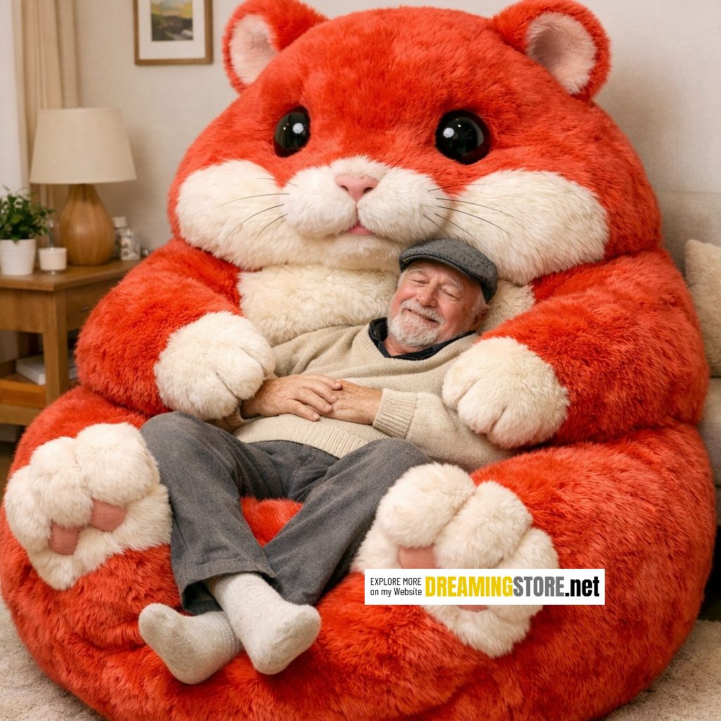 Hamster Shaped Bean Bag