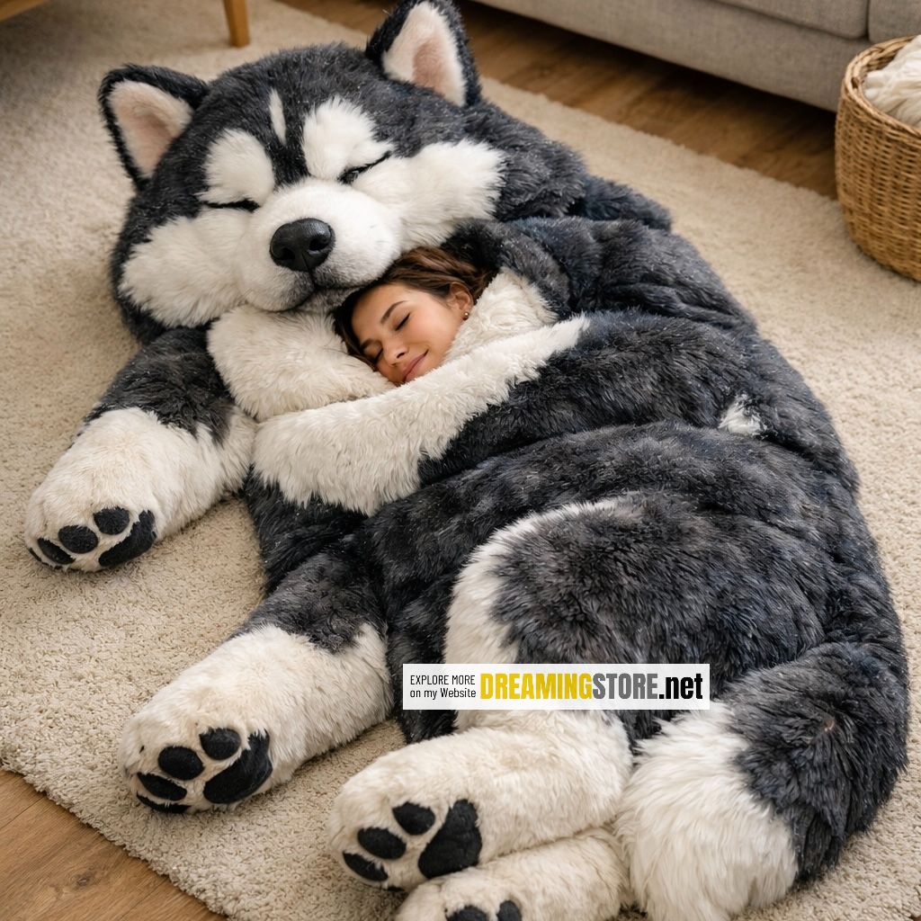 Fluffy Husky Sleeping Bag