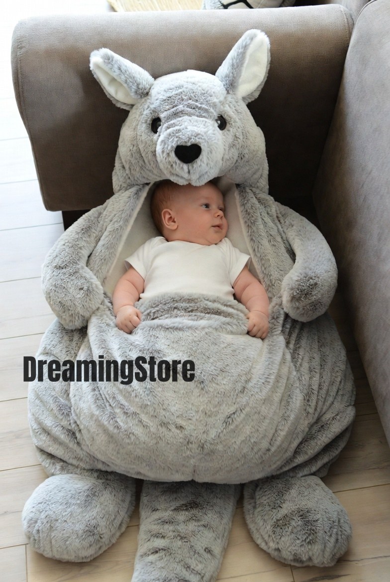 Fluffy Kangaroo Sleeping Bag