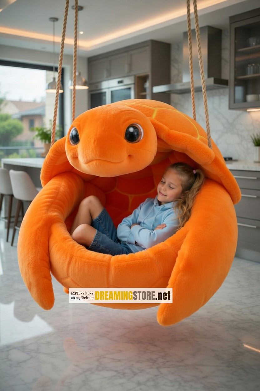 Fluffy Turtle Swing