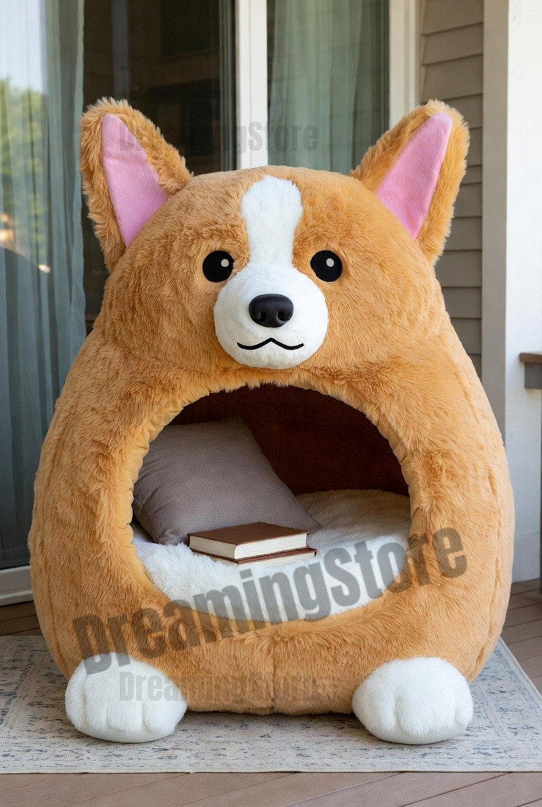 dog-shaped lounger pod