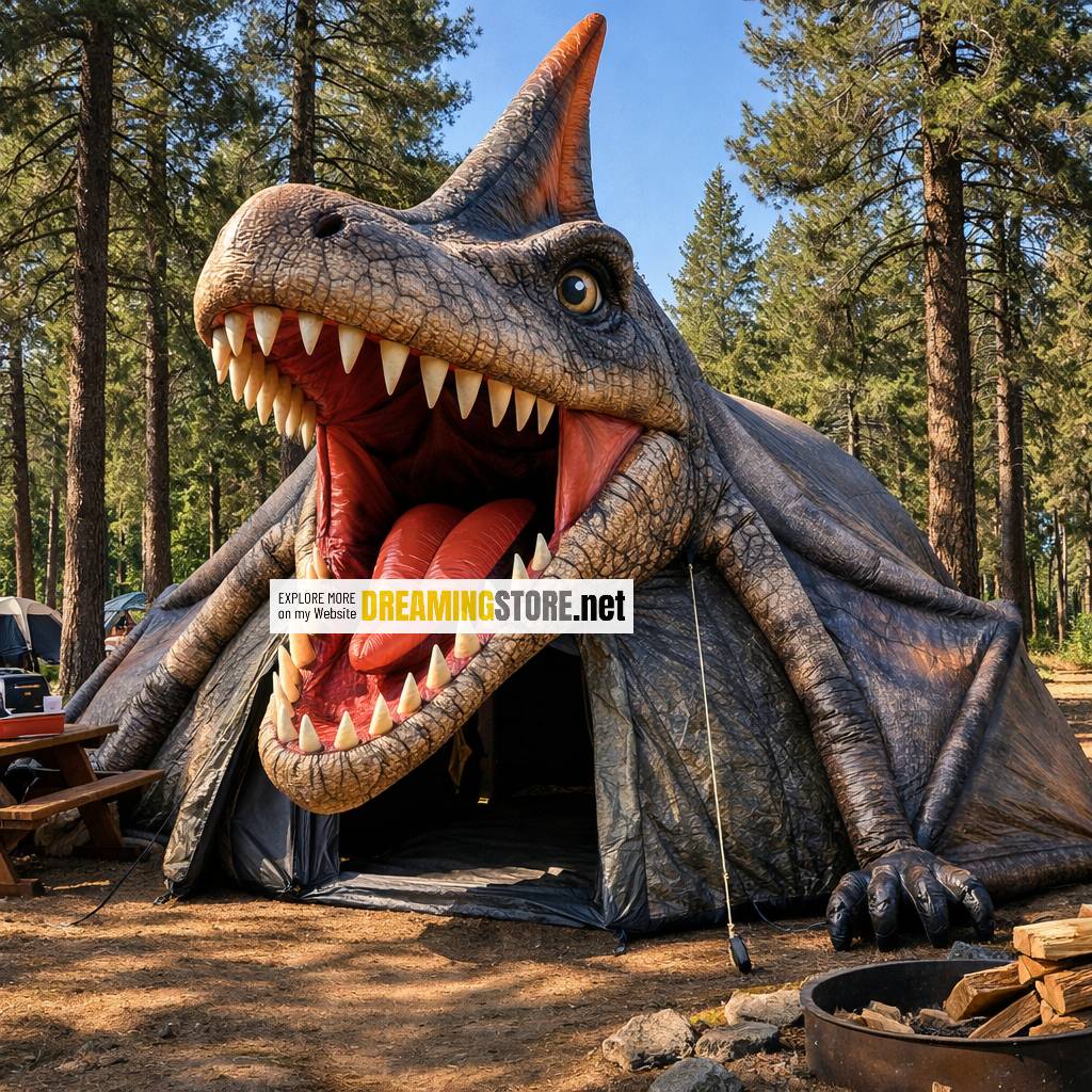 Giant Inflatable Dinosaur Tent