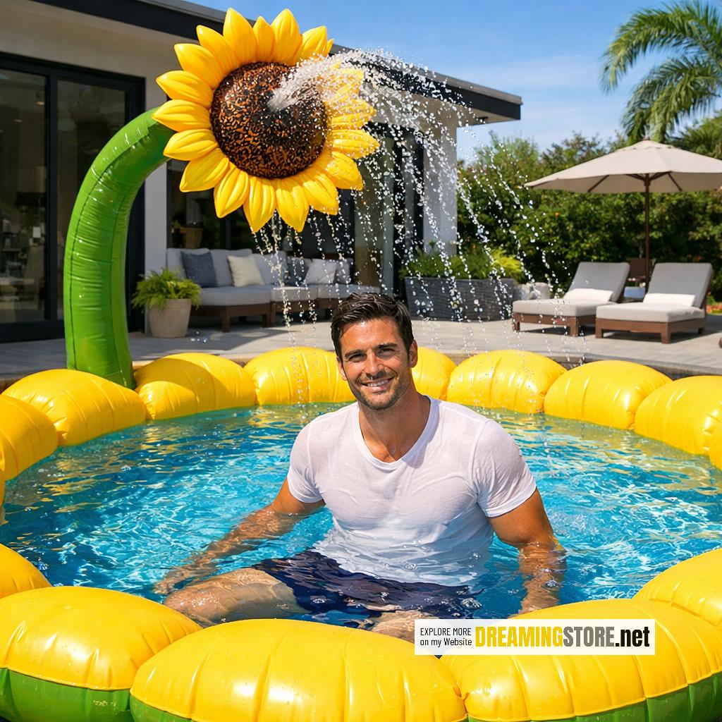 inflatable sunflower pools