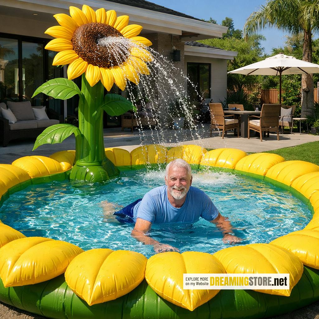 inflatable sunflower pools