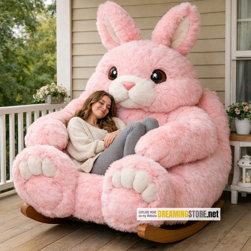 rabbit-shaped rocking chair