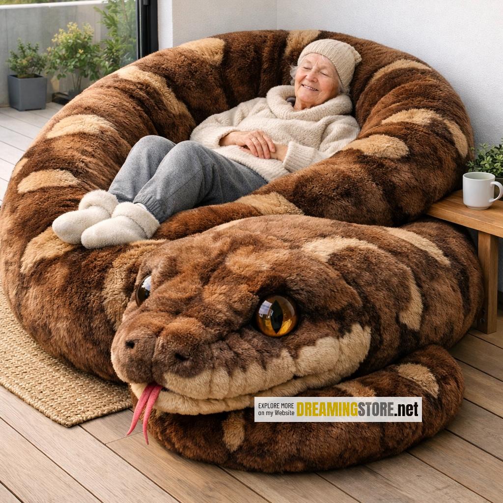 snake-shaped loungers