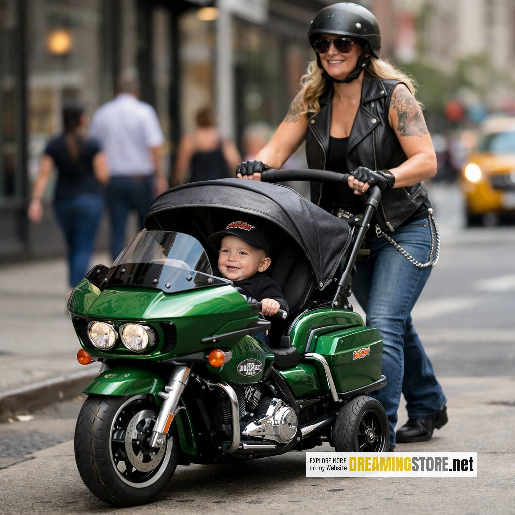 Harley baby stroller