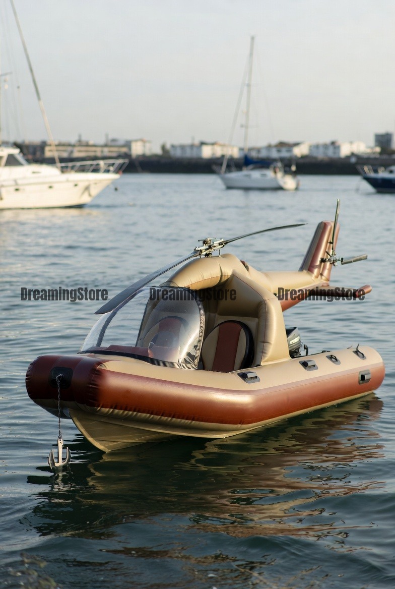 helicopter-shaped inflatable boats
