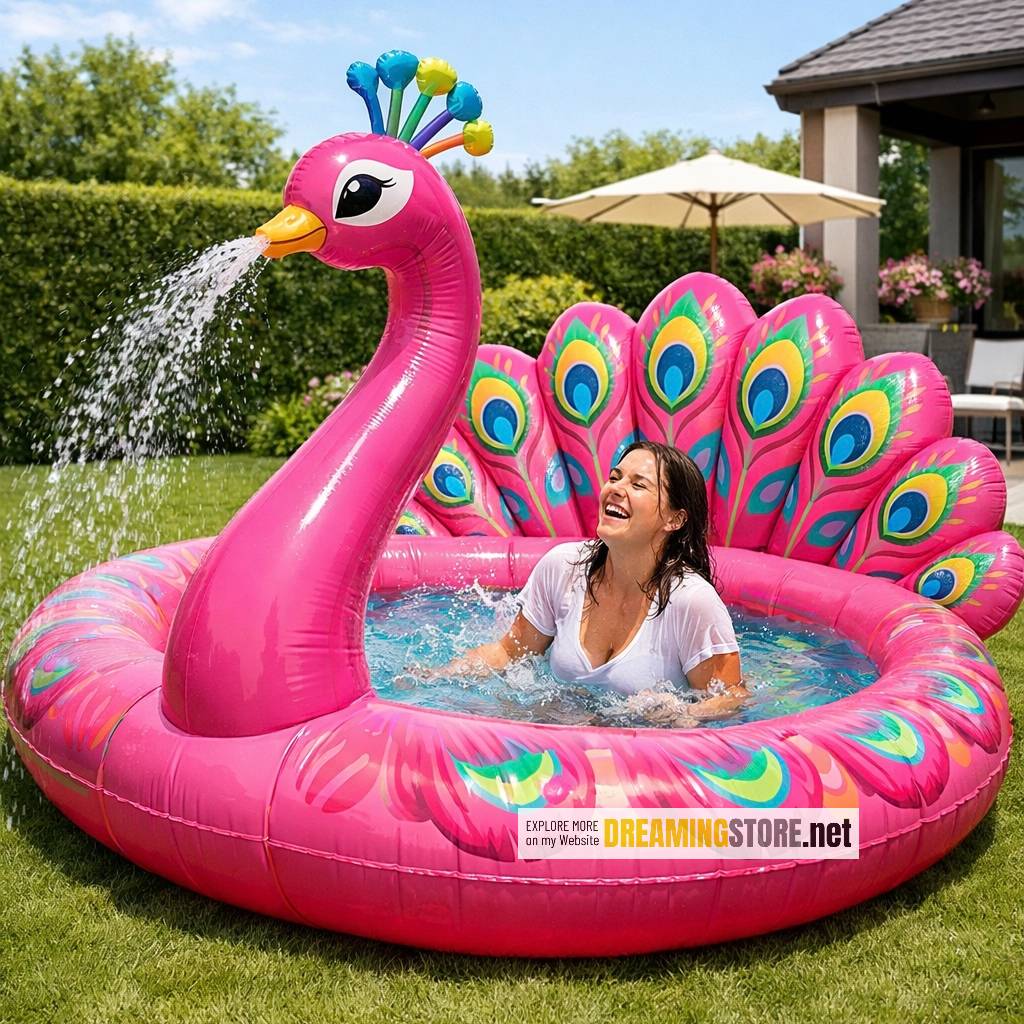 Inflatable Peacock Pools