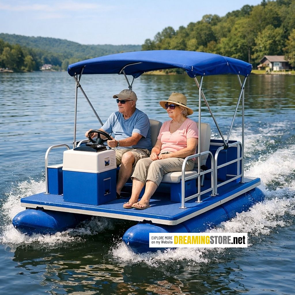 mini pontoon boat