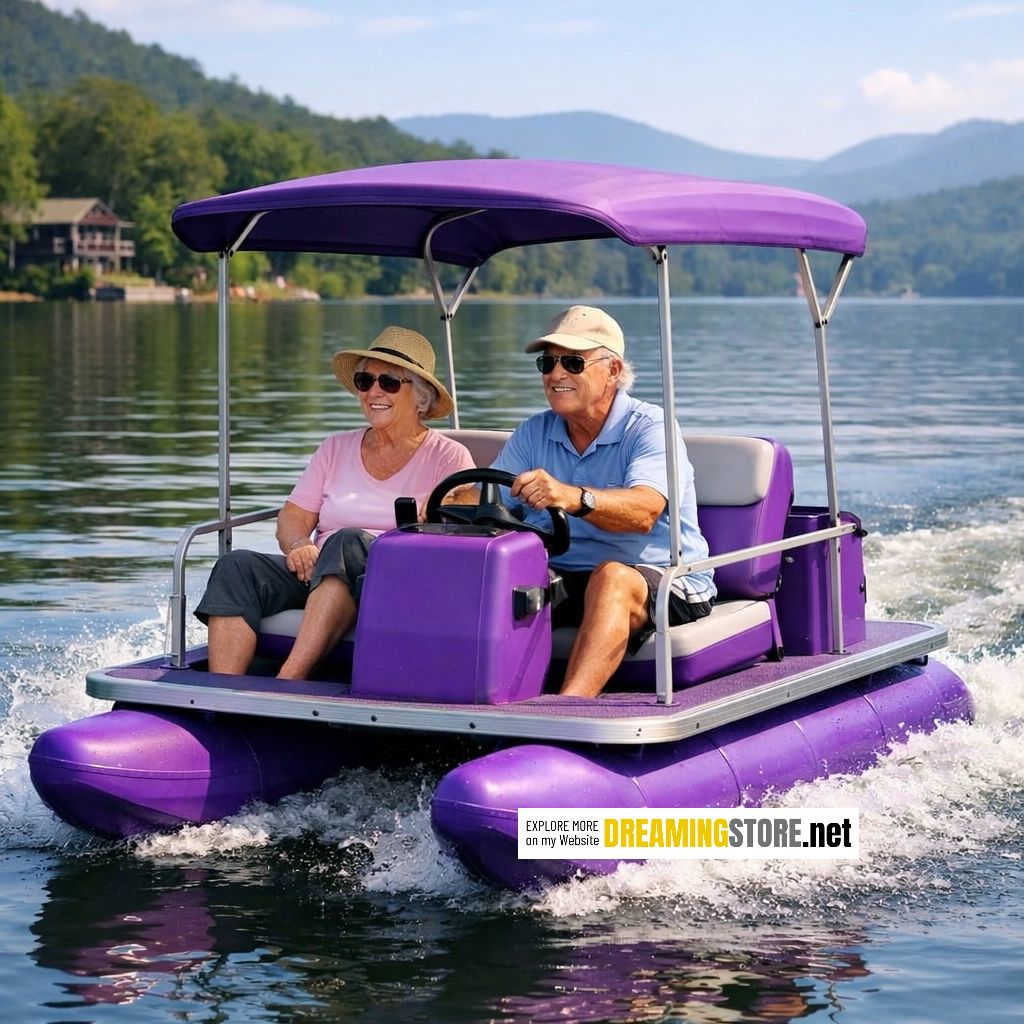 mini pontoon boat