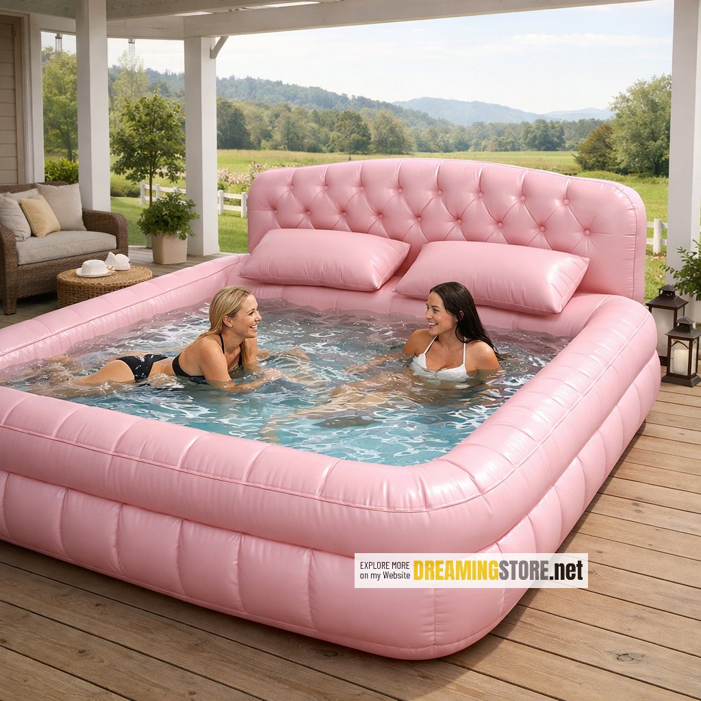 Stylish Inflatable Pool Beds