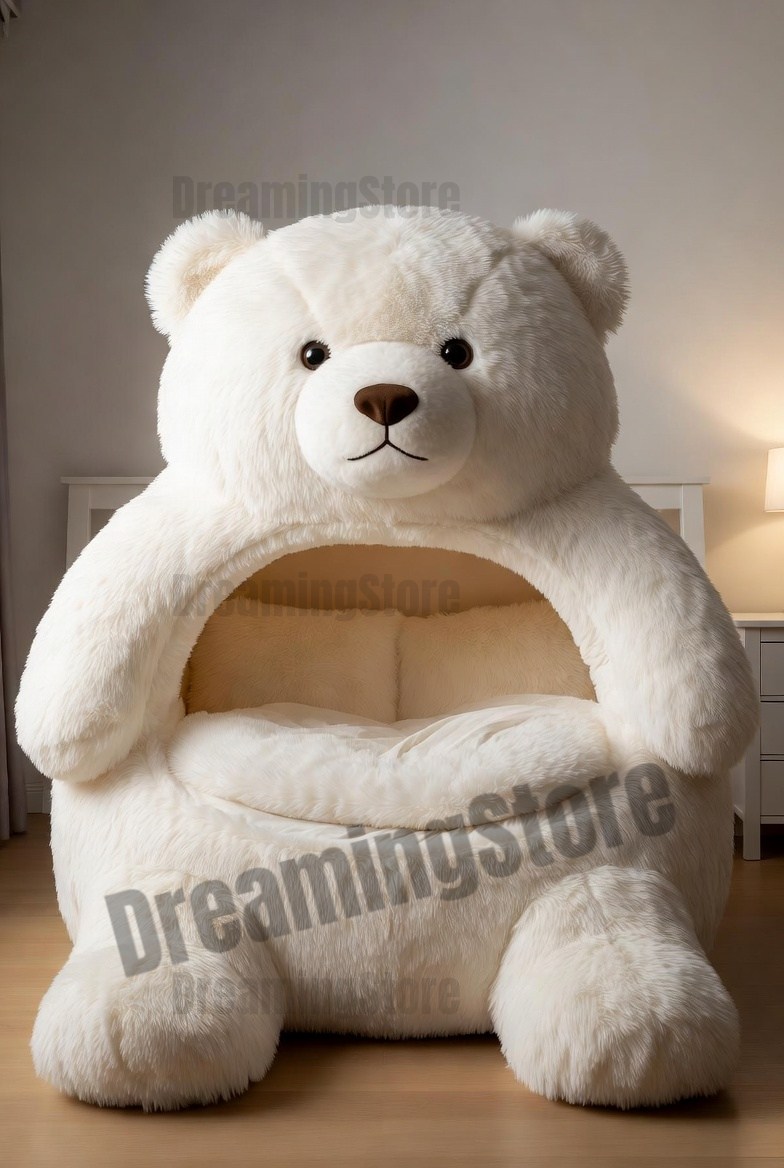 bear-shaped lounger pods